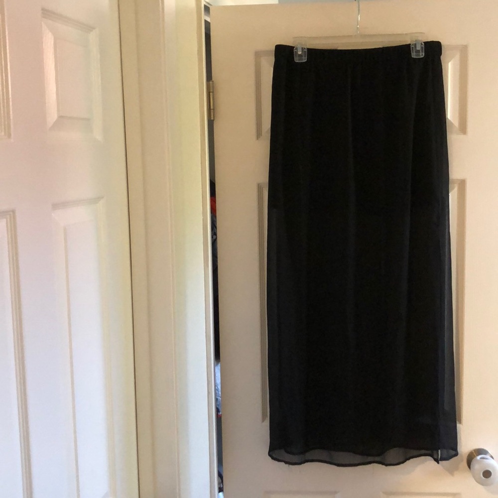 Black Express maxi skirt